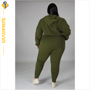 ชุดวอร์มแอคทีฟขนาดใหญ่พิเศษสำหรับผู้หญิงเนื้อนุ่มยืดหยุ่นและเหมาะสำหรับกีฬาและสันทนาการ - Product Image 6