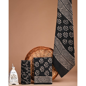 Dupatta de chifón puro con zari gotapat para trajes de algodón Conjunto elegante de traje de algodón con chifón dupatta y Zari gotapat - Product Image 3