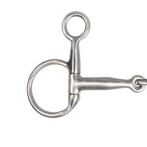 Brocas de caballo equino de calidad superior Vástago de broca de filete/mejilla para montar a caballo Broca de vástago inglés de caballo de acero inoxidable - Product Image 5