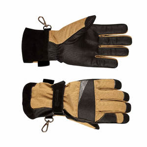 Caractéristiques antidérapantes anti-coupure et résistance à la chaleur haute visibilité Gants de lutte contre l'incendie Conception entièrement personnalisée Gants en cuir de haute qualité - Product Image 3