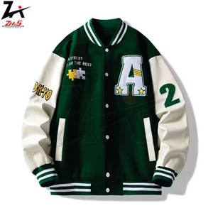 Blousons universitaires personnalisés unisexe de haute qualité pour l'hiver, style streetwear décontracté, vente en gros OEM, personnalisation frontale – Meilleures ventes - Product Image 2