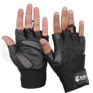 El mejor agarre de goma con cojín de 3MM, guantes de levantamiento de pesas, protección adhesiva para La Palma, guantes de agarre Extra fuertes, guantes de gimnasio de ciudad - Product Image 4