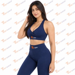 Women Yoga Set Fitness Workout Sportswear Matching Top <b>Leggings</b> <b>Activewear</b> Gym Training Clothing Custom OEM Private Label - Product Image 5