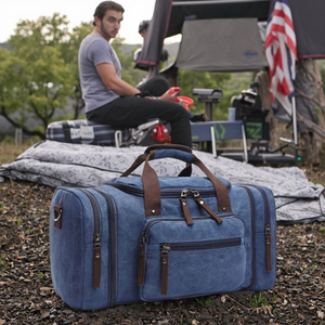 Nouveau sac de sport décontracté en plein air pour hommes à la mode Portable toile fermeture à glissière étanche Nylon/Polyester pour voyage - Product Image 6