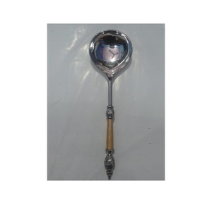 Độc Đáo Rắn Brass Salad Phục Vụ Muỗng Bộ 4 Với Đánh Bóng Cho Nhà Tại Chi Phí Thấp Thiết Kế Độc Đáo Flatware Muỗng Bộ Cho Khách Sạn - Product Image 2