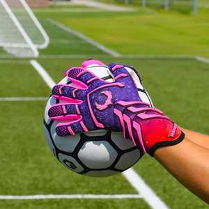 Gants de gardien de but professionnels 4mm poignée en latex allemand personnaliser les coupes et les tailles matériau en caoutchouc Durable divers extérieur - Product Image 1