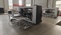 Machine à plier, coller et coudre automatique à grande vitesse CHENGTENG pour la production de boîtes en carton ondulé