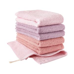 Ensemble de serviettes de bain en microfibre à double poils à séchage rapide et non pelucheux Couleur solide absorbante pour les nouveau-nés Serviettes à poils longs et courts - Product Image 3