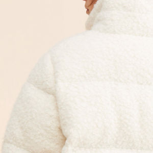 Veste en sherpa tendance et confortable pour femmes, respirante, légère, rembourrée de coton, en nylon, haute qualité 2026 - Product Image 3