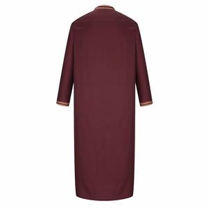 Islamic Apparel Fashionable <b>Men</b> <b>Thobe</b> Jubbah Arabic Qatar Stylish Breathable <b>Men</b> <b>Thobe</b> Daffah Custom Logo - Product Image 3