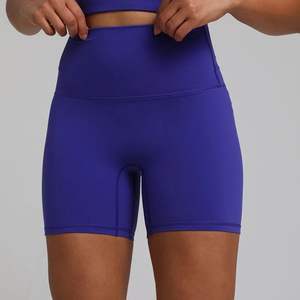 Shorts de compression pour femmes de haute qualité, taille haute, Pakistan, respirant, spandex/polyester, été chaud, lifting des fesses, gym, yoga - Product Image 3