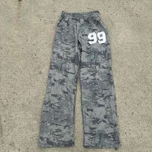 2025 New Men's Custom 100% Cotton Sweatpants High Mid Waist Styles Vintage Camouflage Printed Baggy Trousers Casual Vintage - Product Image 1