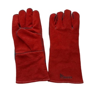 Guantes de Trabajo de Cuero Industriales Personalizados, Resistentes al Calor, para Soldadura, Seguridad en Fábrica, Construcción y Trabajo - Product Image 2