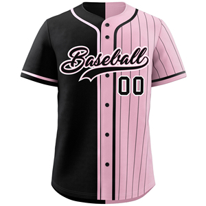 Camisetas de Béisbol Personalizadas Nuevas de 2026, Color Rosa, con Costuras, Estilo Hip Hop, 100% Poliéster, Dos Colores, Jersey de Béisbol para Mujer para Equipos Universitarios - Product Image 2