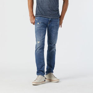 Pantalones de Mezclilla Rotos de Talla Grande Estilo Hip Hop al por Mayor de Fábrica, Jeans Apilados de Diseñador Personalizados, Jeans Rotos para Hombre, Servicio OEM - Product Image 6