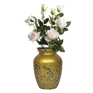 Mini soporte de flores de Metal martillado de calidad de lujo, florero de plata de mesa con exhibición Floral de tendencia para flor decorativa de boda - Product Image 2