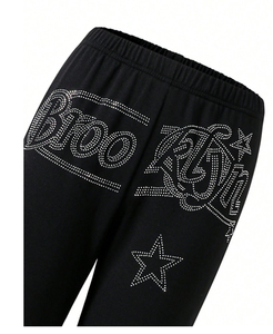 <b>Plus</b> <b>Size</b> Oem Custom Low Moq Men Rhinestone Tracksuit Pakistan Manufacturer Men Rhinestone Tracksuit - Product Image 5