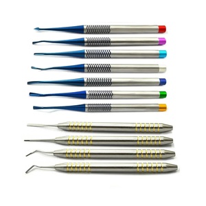 Instrumentos quirúrgicos dentales Juego de elevador de periostio dental recubierto de titanio Kit de extracción de raíz profesional - Product Image 3