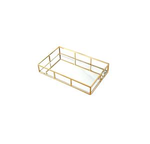 Bandeja de Metal de estilo increíble decorada más vendida para boda Bandeja de servicio decorativa de lujo - Product Image 2