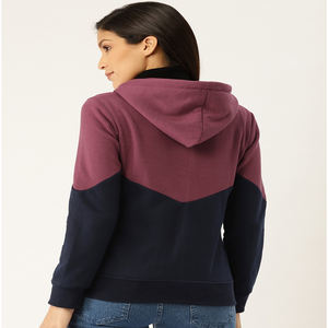 Sweat à capuche oversize pour femme, 100% coton molletonné, streetwear décontracté, pull à capuche pour femme, logo personnalisé, vente en gros - Product Image 2