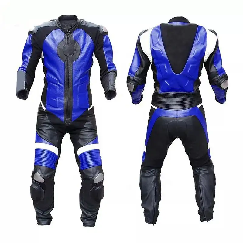 Custom Motorbike Leather Suit Top Ranking Motorbike Racing Suit Outdoor Windproof Sport Bike Riding Suit Pant Jacket