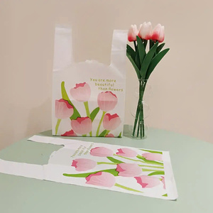 Ldpe/hdpe ซูเปอร์มาร์เก็ตถุงพลาสติก2024ถุงช้อปปิ้งพลาสติกแบบกำหนดเองสำหรับบรรจุภัณฑ์ของขวัญพิมพ์ตามต้องการ - Product Image 5