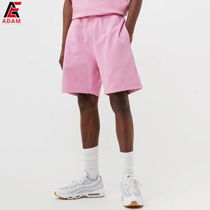 Nouvelle collection 2023, vente flash, shorts décontractés, séchage rapide, motif uni, teinture unie, excellent prix, anti-froissement, respirant, service OEM - Product Image 4