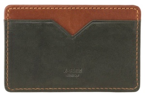 ผู้ถือบัตรเครดิตบางคลาสสิกหนังแท้ขนาดเล็กมินิมอลด้านหน้ากระเป๋าบัตรกระเป๋าสตางค์ LCH-0063 - Product Image 5