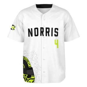Camiseta de béisbol y softbol con logotipo personalizado, camisetas con botones para hombres y mujeres, uniformes deportivos, camiseta impresa por sublimación para clubes de equipos - Product Image 5