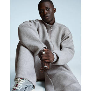 Sweat-shirts à capuche pour hommes en gros, de haute qualité, personnalisés, 100% coton, polaire, écologiques, streetwear d'hiver, teinture unie - Product Image 4