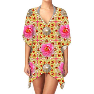 ชุดกิโมโนผ้าชีฟองพิมพ์ลายพื้นเมืองสำหรับผู้หญิงน้ำหนักเบามีคุณภาพดี - Product Image 4