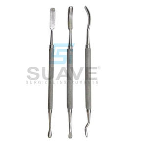 ชุดตะไบกระดูกทันตกรรมแบบคู่สำหรับใช้ผ่าตัดฟันทำจากสเตนเลสสตีลใส่สบาย - Product Image 1