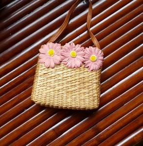 ใหม่มาถึง100% แฮนด์เมดสี่เหลี่ยมผืนผ้าน้ำผักตบชวากระเป๋า CrossBody กระเป๋าถือแฟชั่นสูงขายส่งสำหรับสุภาพสตรีทำในเวียดนาม - Product Image 3