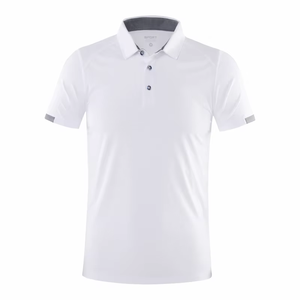 POLO de manga corta de secado rápido para deportes al aire libre y Fitness Top de solapa de malla transpirable y fresco - Product Image 2