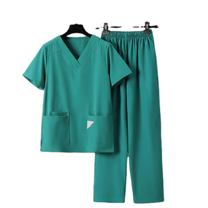 Ensemble de Blouse et Pantalon Médical Unisexe Haut de Gamme, Design Unique, Grande Taille, Faible MOQ, Respirant, Tricoté, Haute Qualité, Manches Courtes, Meilleures Ventes - Product Image 1