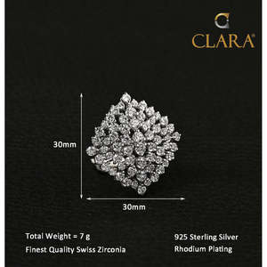 Anillos de Plata de Ley 925 de Primera Calidad para Mujer, Chapados en Rodio con Diamantes, Joyería Fina con Certificación IGI, Anillo de Compromiso para Hombre - Product Image 6