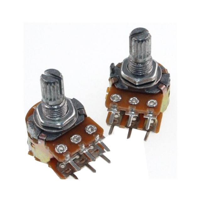 9mm 16mm Carbon Film Rotary Potentiometer with Switch Options 1K 10K 50K 100K 250K 500K 1M