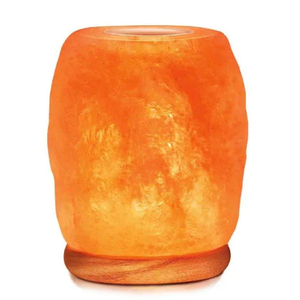 โคมไฟเกลือหิมาลัยสีชมพูบริสุทธิ์สำหรับตกแต่งบ้าน100% งานฝีมือจากธรรมชาติใหม่จากปากีสถาน - Product Image 1