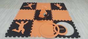 Alfombra de rompecabezas de espuma EVA de 10mm de la mejor calidad, nuevo diseño de patrón cuadrado colorido, alfombrilla lavable para niños para la escuela en casa para todas las edades - Product Image 2