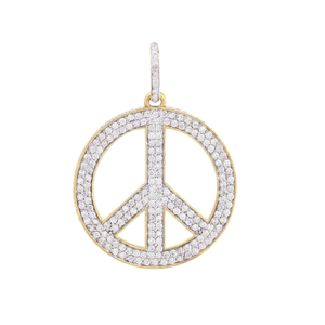 Iced Out VVS Moissanite Diamond Pendant Round Cut Hip Hop Style Charm Pendant para hombres 925 Sterling Silver - Product Image 4