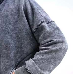 Chándal de lavado ácido para hombre Precio Nuevo elegante manga larga/Chándal de lavado ácido para hombre de ajuste cómodo hecho en fábrica - Product Image 4