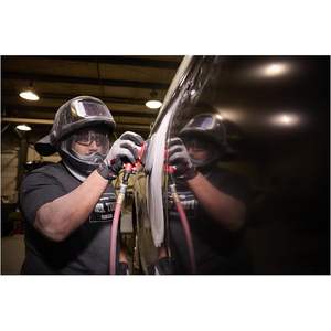 Ponceuse orbitale aléatoire pneumatique de 5 pouces, 12000 tr/min, orbite 3/16, fixation auto-agrippante, 0,3 CV - Product Image 2