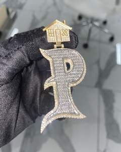 Personnalisé 925 Sterling Silver Fine Iced Quality Moissanite Pendant & Charms High-Iced Hip Hop Diamond Jewelry - Product Image 4