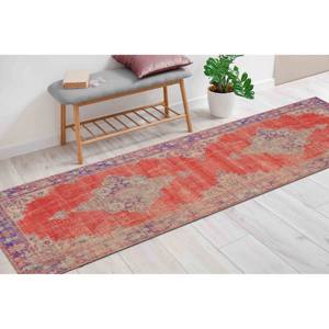 Tapis imprimé rouge et violet, motif médaillon bohème turc pour mariage, cuisine, salon, tapis doux non tissé - Product Image 4