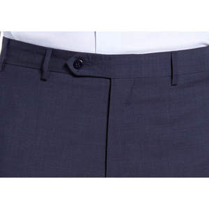 Pantaloni da Completo Zanella Devon in Lana a Pois per Uomo, Taglia 34 - Blu - Product Image 5