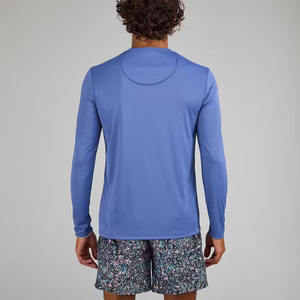 Rashguards lisos de manga larga para entrenamientos y natación Impresión personalizada para ropa de artes marciales MMA - Product Image 3