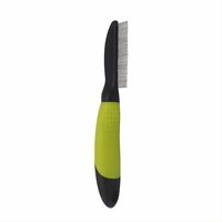 Peigne de toilettage pour animaux de compagnie en plastique de haute qualité pour l'élimination des puces et des poux sur les chiens et les chats brosses outils fournitures pour animaux de compagnie
