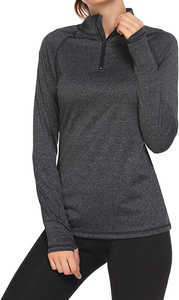 Chemise de compression pour femmes à prix abordable, manches longues, yoga et course à pied, chemise de compression de haute qualité en gros - Product Image 2