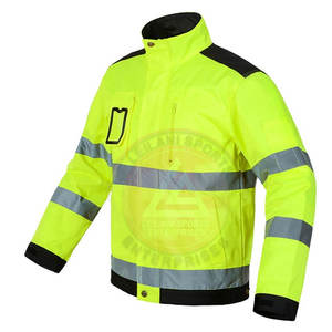 Chaqueta de Seguridad Reflectante de Alta Visibilidad, Transpirable, Talla Grande para Hombre, Certificada CE - Product Image 2
