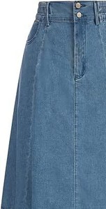 Faldas Largas Vaqueras de Invierno Champ King para Mujer, Detalle de Botones, Tendencia Casual, Ecológicas, de Secado Rápido, Estilo Festivo 2025 - Product Image 2